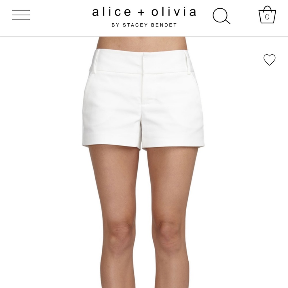 Alive + Olivia White Cady Short 0